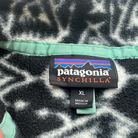 Patagonia Synchilla Snap Fleece Pullover Womens XL - Picture 3 of 3
